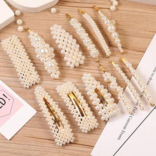 Multiple styles Hairpin Cute Pearl Clip Girls Hair Clip Princess Hair Clip Hair Accessories Girls Headband Princess hairpin