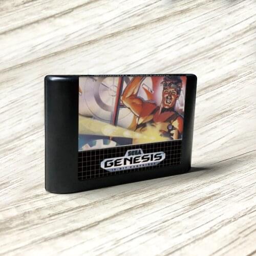 Midnight Resistance - USA Label Flashkit MD Electroless Gold PCB Card for Sega Genesis Megadrive Video Game Console