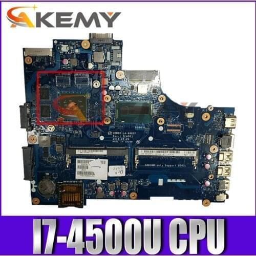 Original laptop Motherboard For DELL Inspiron 5537 3537 I7-4500U Mainboard CN-001RFH 001RFH LA-9981P SR16Z 216-0841027 DDR3