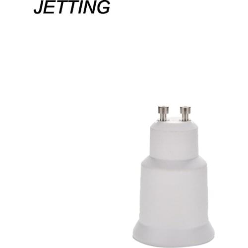 1pcs GU10 To E27 LED Light Bulb Lamp Holder Adapter Plug Light Bulb Adapter Lamp Holder Converter Socket Heat-resistant Material