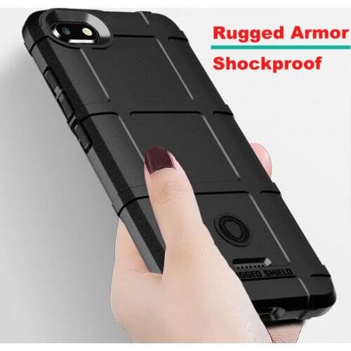 For Xiaomi Redmi 6A Case Rugged Armor Shockproof Cover For Xiaomi Redmi 6A Redmi 6 Redmi 6 pro Soft Silicon Protection Case