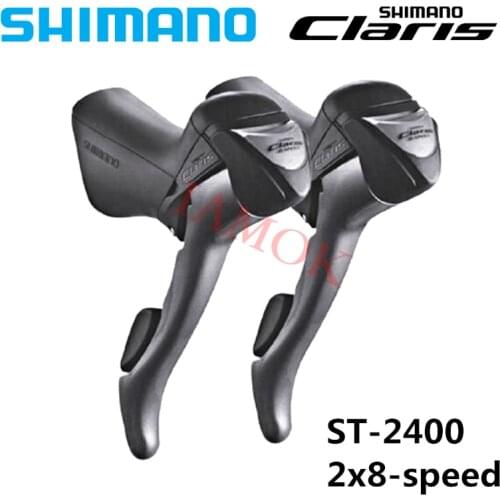 SHIMANO CLARIS ST-2400 Road Bicycle Dual Control Lever Iamok New Super SLR 2x8-speed Derailleur Bike Parts