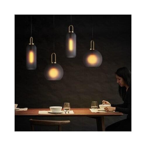 Modern Glass Pendant Light Nordic Dining Room Kitchen Light Designer Hanging Lamps Avize Lustre Lighting