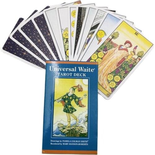 Universal Waite Tarot Deck 78 Sheet Tarot Cards Divination Fate Gameplay Family Entertainment Party Table Playing Board Game