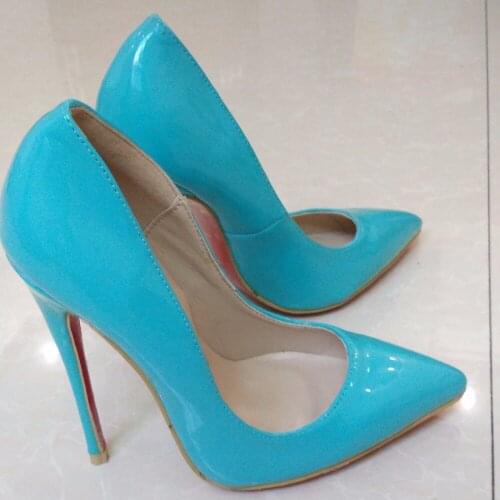 12cm Stock sexy super high heels, pointed performance star/model shoes, wedding shoes