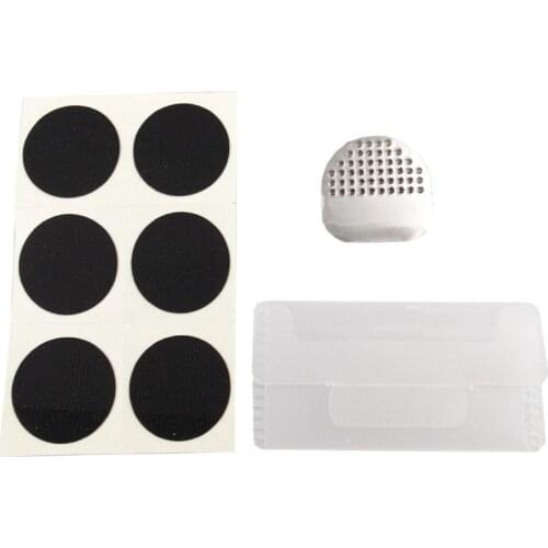 Bicycle Mountain Bike Tire No Glue Repair Patch Tools Kit with Storage Pouch Bicycle Accessories Replacement Parts