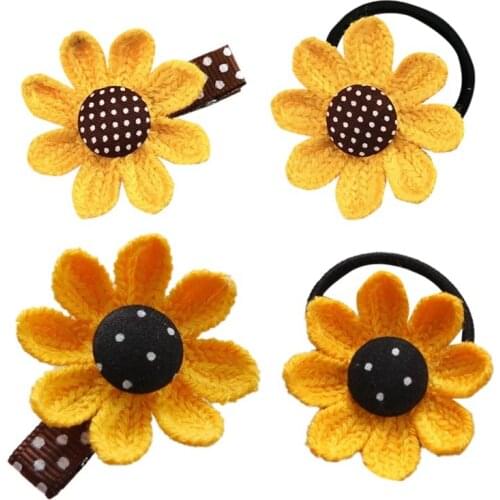 Girls Hair Clips Cute Cartoon Flower Design Hair Pin Children Hairpin Princess Hair Accessories