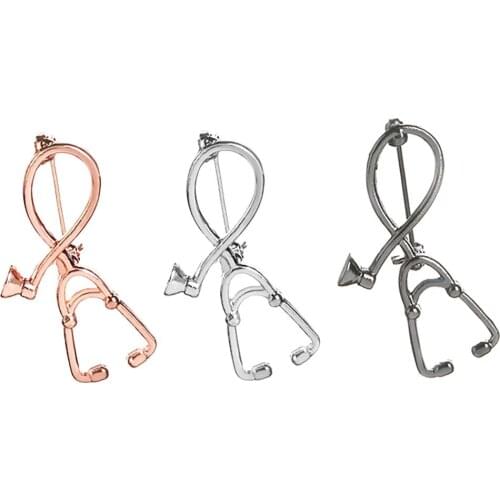 1 Pcs Novelty Echometer Metal Brooch Button Denim Coat Women Jewelry Decoration Badge For Clothes Accessories Lapel Pin Pins