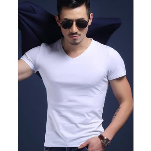 2021 New Fashion Sexy Ultra-thin Sheer Man Fitness Polyester Undershirts Gay O V-neck Transparente Shirts Big Plus Size S-5XL