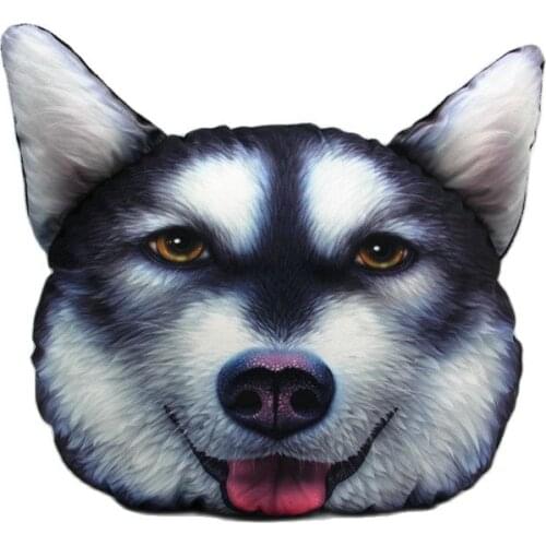 33-60cm 3D Funny Dogs Pillow Car /Sofa /Office /Chair /Bed Amusing Cushion Pillow Comfortable Soft Home Decoration Gifts