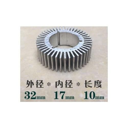 5PCS 32*17*10mm led aluminum radiator/led Thermal conductivity aluminum sunflower high thermal conductivity aluminum radiator