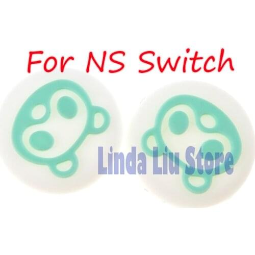 50pcs Pattern Anti-Slip Thumb Stick Cap For Nintend Switch NS Lite Rocker cap silicone Joysticks Controller For NS Switch Lite