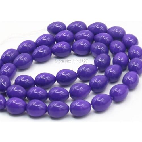 7x9mm Accessories Imitation Pearl Purple Glass Beads Wholesale Diy Loose Beads For Women Girls Gifts Jewelry Making Wholesale