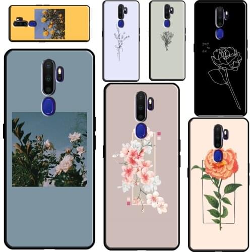 Aesthetics Flower For OPPO A52 A72 A91 A5 A9 A31 A53 2020 Reno2 Z Find X2 X3 Pro A3S A5S A1K A15 A93 Case