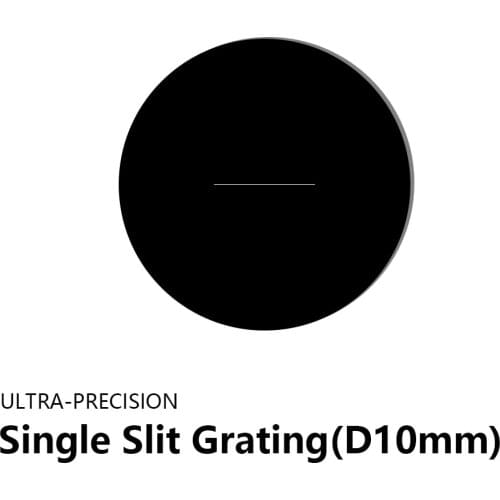 Diffraction grating single slit grate 10um Optical slit Micron level Spectrometer slit Optical research