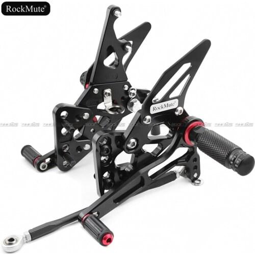 For SUZUKI GSX-R1000 2005-2006 Motorcycle CNC Aluminum Adjustable Rearset Rear Set Foot Pegs Pedal Footrest GSXR 1000
