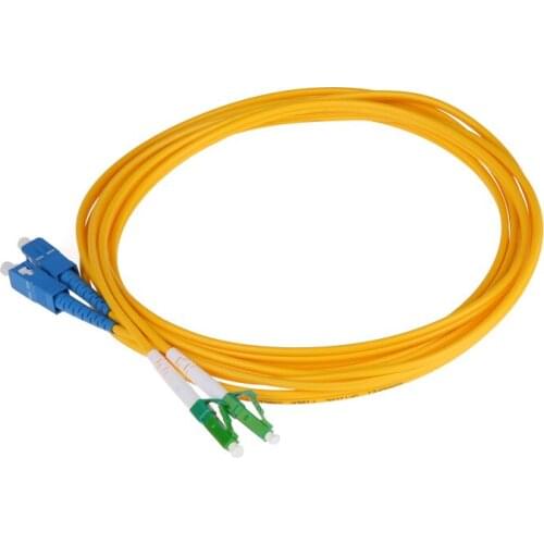 Dual Double Core SC/UPC - LC/APC Fiber Optic patch cord sm dx single mode 1 3 5 10 20 100m meters Ftth Free Shipping