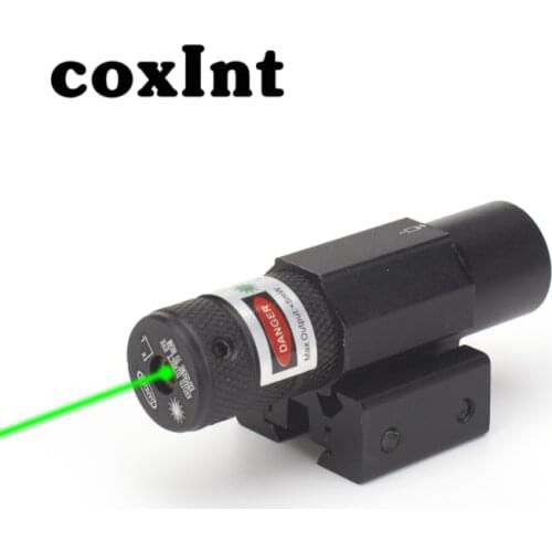 Compact Green Laser Sight Fits for 11/20mm Picatinny Rail with Battery