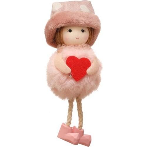 Girl Decor Creative Easy-carrying Fabric Home Accessories Xmas Tree Ornament for Home Accessories Xmas Tree Ornament