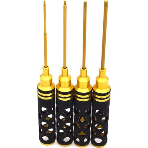 4pcs Hex Screwdriver In Different Size Wrench Tool Set For Repair Of RC Cars/Truck/Planes/Helicopters/Drones