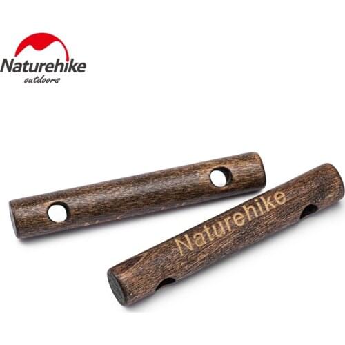 Naturehike Wooden Wind Rope Adjustment Buckle Canopy Cotton-Cloth Tents Adjustment Buckle Camping Accessories