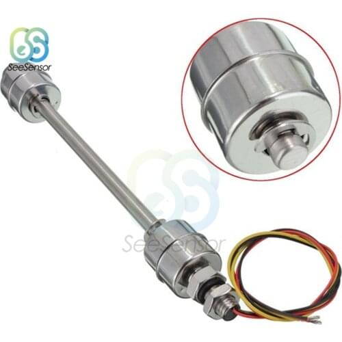 Stainless Steel Float Sensor Switch Liquid Water Level Sensor Controller Double Ball Float Switch Tank Pool Flow Sensors 200mm