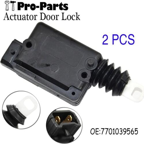 2PCS Door Lock Actuator 7701039565 For Renault CLIO I II MEGANE SCENIC Mechanism 7702127213 7702127962 7701029259