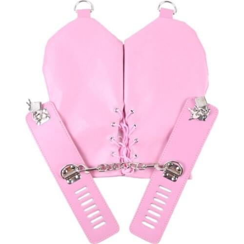 Adult Sex Toys Pink Dog PalLady Handcuffs Shackles Bindings Gloves Women Toys