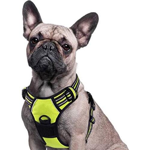Dog Harness Soft Adjustable Breathable Reflective Pet Harness Vest For Small Large Dog Outdoor Running Dogs Training Accessories