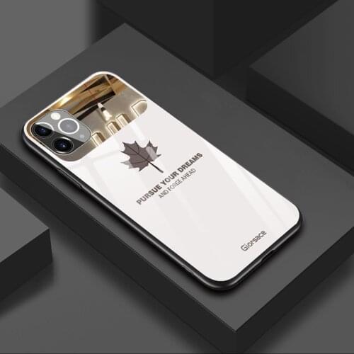 Mirror Tempered Glass Phone Case For iPhone 11 Pro MAX XSMAX XS XR X 7 8 Plus Makeup Lens Protection Silicone Shockproof Cover