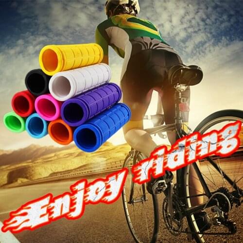 10 Colors Rubber Handle Bicycle Soft Handlebar Kids Grips Child Mountain Bicycle Scooter Grips Faucet Handle Bar Bike Parts