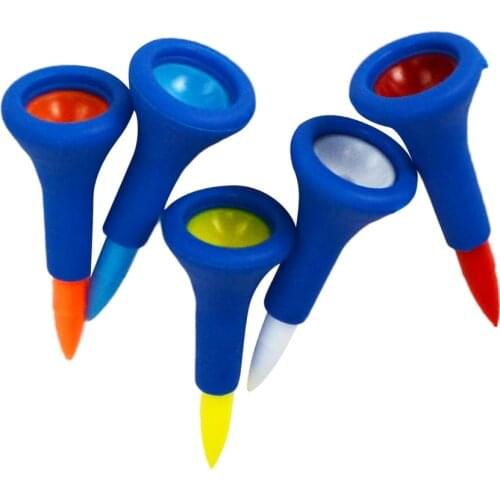 10 Pieces 43mm & 83mm Golf Tees Rubber Cushion Top Golf Tee