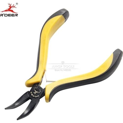 5''/125mm Bending Nose Pliers Dipped Handle Shear Sharp Wire Strippers Ferronickel Alloy Multi-tool Repair Tools
