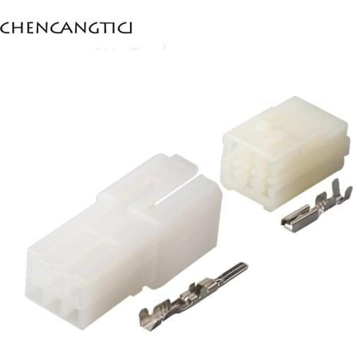 5 Sets 6 Pin Way AMP Auto Electronic Harness Sensor Connector Plug For VW BMW Audi Toyota NISSAN 6242-5061 6242-1061 7123-1460