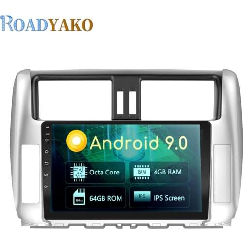 Autoradio10.1'' Android Auto Car Radio For Toyota Prado 2010-2013 Stereo Navigation GPS магнитола Video player Car Frame 2 Din