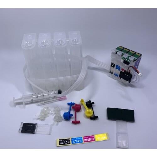 YOTAT CISS ink cartridge T2521 - T2524 T252XL1 for Epson WF-5620 WF-5690 WF-3620 WF-3640 WF-7610 WF-7620 WF-7110 WF-5190