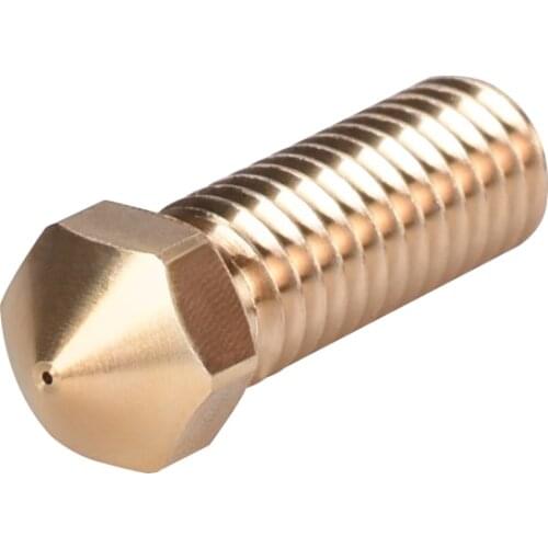 Hotend Nozzle 0.4mm E3D-V6 Brass Nozzle M6 Thread Print Head Large Diameter Extended Nozzle 3D Printer Part