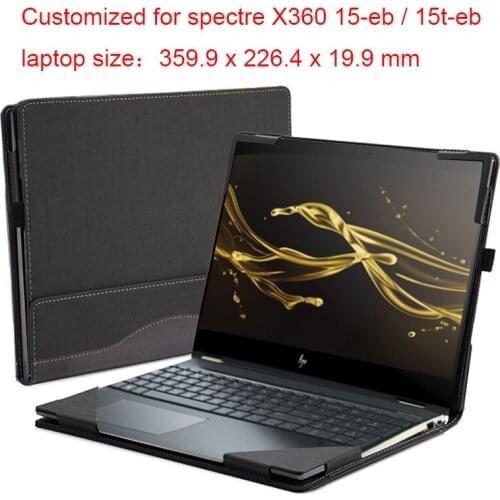 Customized Case For Spectre x360 Convertible Laptop 15t-eb 15-eb Sleeve Detachable Notebook Cover Bag Pouch Protective Skin Gift