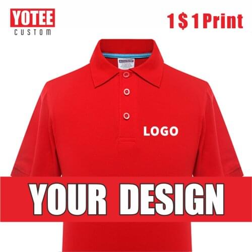 YOTEE Summer Casual High-Quality Short-sleeved Personal Group Group Logo Custom Polo Shirt 100% Cotton Men And Women Tops