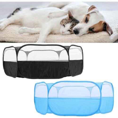 Small Pet Playpen Portable Pet Cage Tent Breathable zipper for Pet Playpen Pet Animals