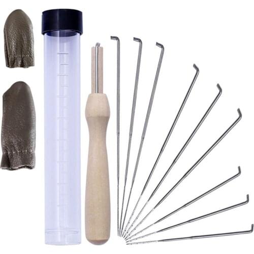 9PCS Mixed 3 Sizes Felting Needles Artesanato Wool Felt Pcked Needles Set Hand Craft Needle Felting DIY Tools
