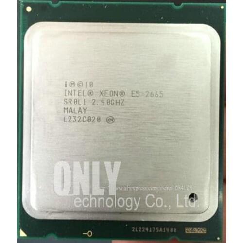Intel Xeon Processor E5-2665 E5 2665 (20M Cache, 2.40 GHz, 8.00 GT/s Intel QPI) SROL1 C2 LGA2011 CPU