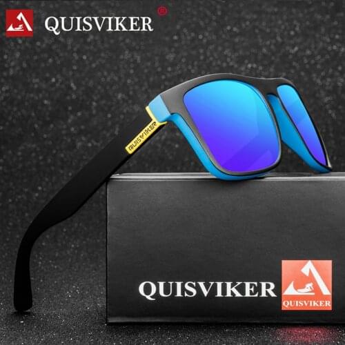 QUISVIKER Brand 2019 New Polarized Sunglasses Men UV400 Retro Vintage Driving Goggles Women Sun Glasses Male Square Eyewear