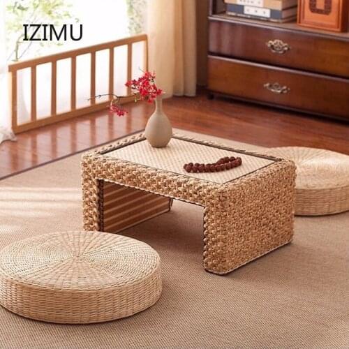 Rattan Tea Ceremony Worship Buddha Pad Meditation Thickening Meditation Pupa Meditation Sitting Futon Cushion Tatami Yoga Mat