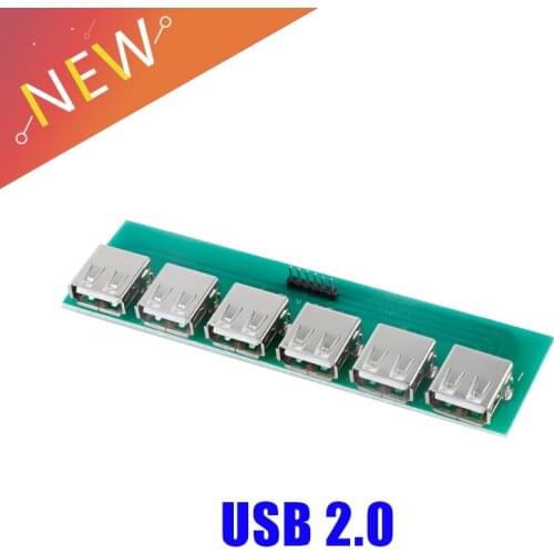 USB 2.0 Female Connector Adapter Test Board TYPE-B Socket Base PCB Board data cable connector PCB Converter USB For Arduino