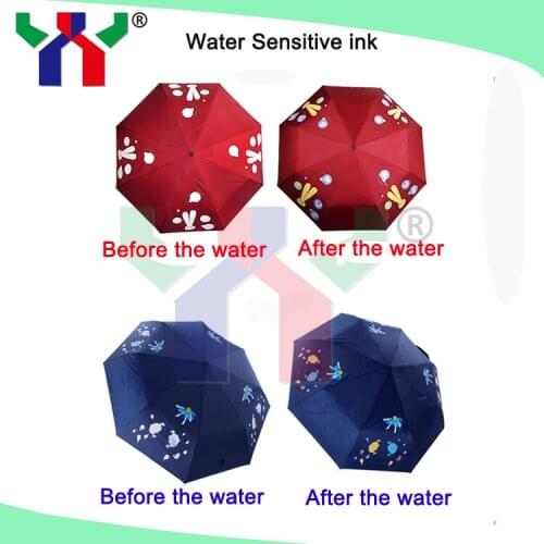 Water Base Screen Printing Water Sensitive Ink , 80- 150 mesh with agent cure 1.1kg/can