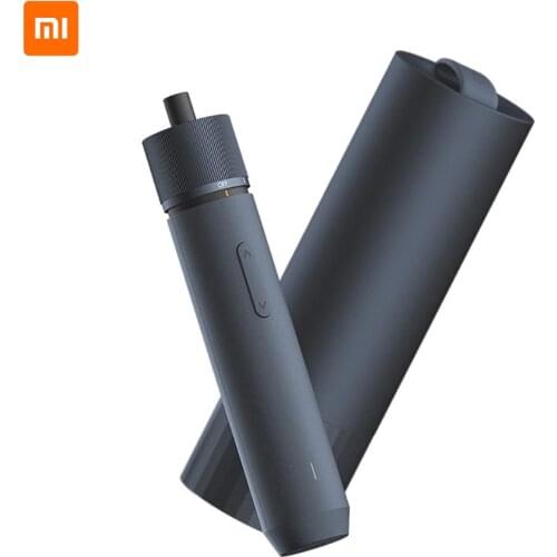 Xiaomi HOTO Electric Screwdriver Set Straight Handle 3 Speed Torque LED Light 12 Long Bits Type-C Rechargeable Household