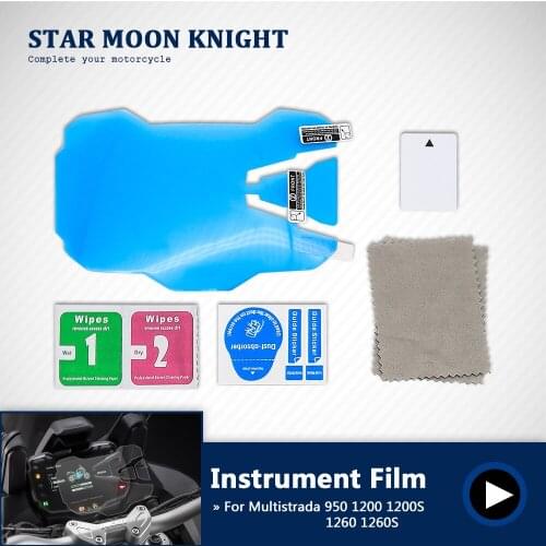 Motorcycle Scratch Cluster Screen Dashboard Protection Instrument Film For DUCATI Multistrada 950 1200 1200S 1260 S 2015 - 2018