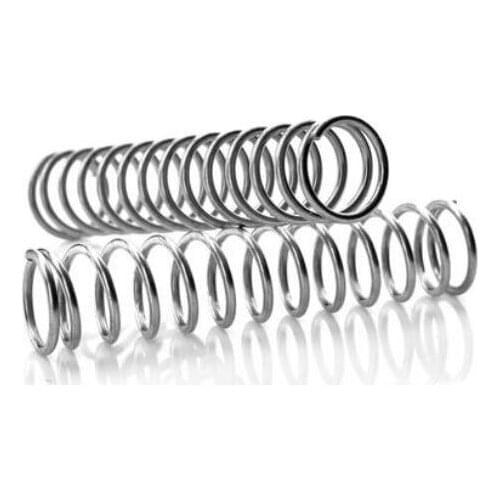 10pcs 0.3mm wire diameter 5mm OD small compression springs pressure return spring stainless steel toughness 5mm-50mm length