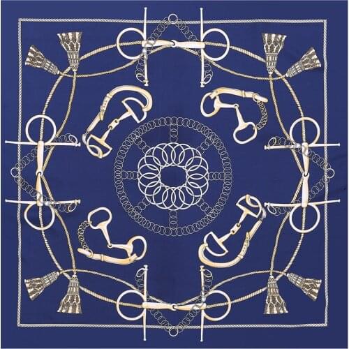 2020 70x70 Ins Link Multipurpose women Silk twill scarf Satin square tie Hairband ladies foulard femme towel bufanda shawl